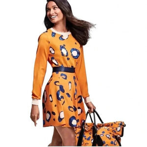 PHILLIP LIM for TARGET | Women's Mustard Animal Print A-Line Skater Skirt Size 2